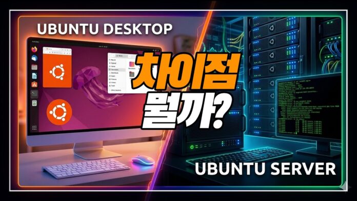 개발자를 위한 우분투 데스크탑 서버 차이점, 완벽 해부 가이드