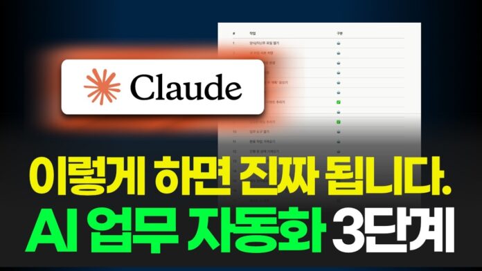 클로드 AI 업무 자동화, 당신의 생산성을 3배 높이는 비법