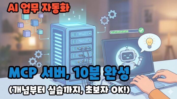 10분 만에 끝내는 MCP 서버 구축: 초보자를 위한 개념부터 실전까지 완벽 가이드
