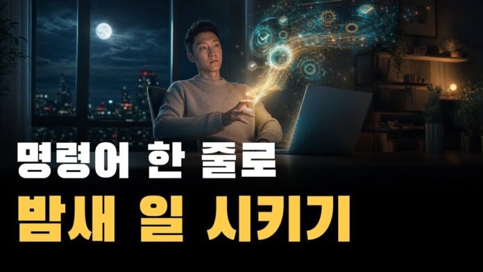 생산성 혁명: Claude AI 반복 작업, 단 한 줄의 명령어로 밤샘 자동화 구현 전략