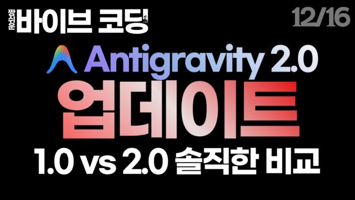 Antigravity 2.0, VS Code 화면 실종의 미스터리를 풀다: 실무 개발자 찐 사용 후기