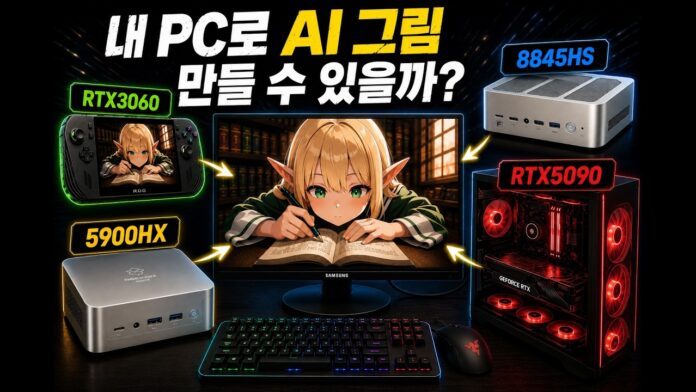 내 PC로 AI 그림 만들기, 이제 당신의 창의력이 현실이 됩니다!