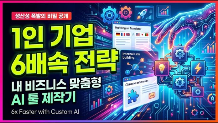 코딩 없이 6배 성장? 클로드 1인 기업 자동화 시스템 구축 전략 대공개